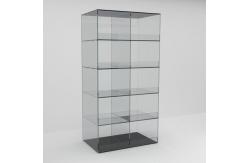 China Clear Acrylic Countertop Display Racks Case Free Standing supplier