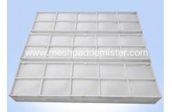 China PP Mesh Pad Demister , Polypropylene demister in FGD devices 100 kg/m3 supplier