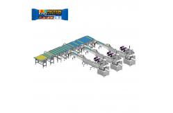 China Full automatic flow wrap food sorting and packing line supplier