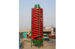 China Red Mining Ore Dressing Equipment Spiral Chute Separator Diameter 1200mm 900mm supplier