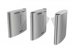 China QR Code Reader Auto Access Control Turnstile Gate Flap Barrier supplier