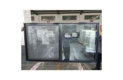 China Single Double Panel Detachable Tempered Glass Sliding Window With Grill Design supplier