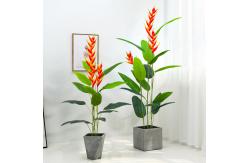 China New released artificial bird of paradise with flower for sale supplier