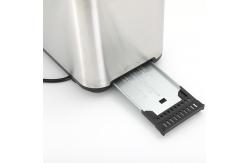 China Automatic Fast Heating Bread Toaster Household Breakfast Maker Stainless Steel 2 Slices Toaster supplier
