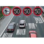 Data Logger Residential Variable Speed Limit Signs Environment Friendly For Easy Maintenance for sale