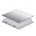 500mm 4x8 Outdoor Aluminum Honeycomb Panel Honeycomb Sandwich Panel AA3003 for sale