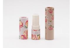 China 3.5g Eco Friendly Paper Lipstick Tubes With Flower Pattern supplier