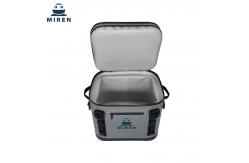 China Insulated 24 Can Cooler Bag With Front Pocket Hypalon Material supplier