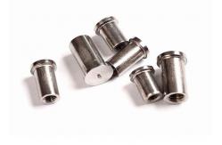 China Stainless Steel 304 CD Stud Welding Pins with Internal Female Thread and Flanged supplier