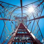 Four Legged Angular Steel Lattice Tower For Telecommunication