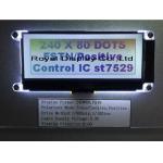 240X80 Dots Graphic COG STN FSTN LCD Display With LCD Backlight