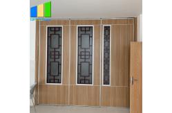 China Moveable Sliding Partition Walls Include Grill Glass Design With Aluminum Frame supplier