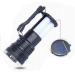SMD2835 Rechargeable Battery Ip55 Solar Led Flashlight Torch Waterproof For Tent for sale