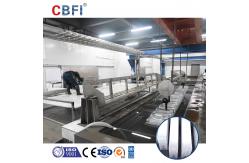 China R507/R404a Saltwater Block Ice Machine , Meat Fish Cooling Ice Block Making Business supplier