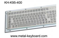 China FCC 95 Keys Panel Mount Industrial Keyboard With Trackball Standard PC Layout supplier