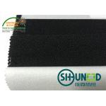 Black Woven Interlining Fabrics ( Etretelas ) With Double Dot PA Coating