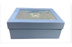 China Transparent Window PET Gift Box High End Rectangular Gift Box With Clear Window supplier
