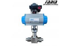 China High PHressure Two Way  Butt Welding High Temperature Ball Valve supplier