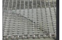 China Customized Chain Mesh Conveyor Belt 304 Stainless Steel Eye Link supplier