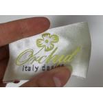 Custom High Density Woven Labels Folding Clothing Woven Labels