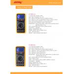 200mV 6F22 Portable Digital Multimeter , Smart Electrician Digital Multimeter for sale
