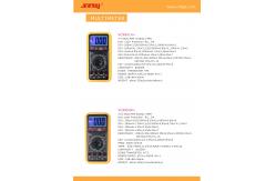 China 200mV 6F22 Portable Digital Multimeter , Smart Electrician Digital Multimeter supplier