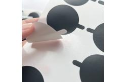 China Waterproof Custom Tamper Seal Stickers Adhesive Printing Circle Private Vinyl Label supplier