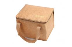 China Foldable Leakproof Jute Insulated Lunch Bag Washable Portable supplier
