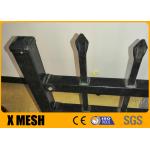 Bronze Color Commercial Steel Fencing ASTM F2408 96 Inches for sale