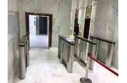 China Full Automatic RFID Turnstile 90CM Wide Passing For Security supplier