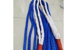 China Synthetic 12 Strand UHMWPE Ship Rope For Paraglider Winch Towing supplier