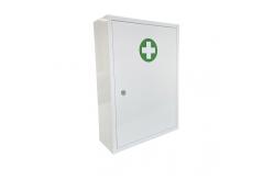 China Metal White First Aid Cabinet Public Workplace Wall Mount With Innner Box supplier
