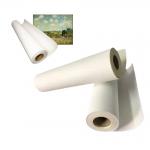 Waterproof Matte Inkjet Polyester Canvas Roll for Pigment Dye Ink Print for sale