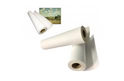 China Waterproof Matte Inkjet Polyester Canvas Roll for Pigment Dye Ink Print supplier