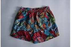 China Flower Athletic Swim Trunks  With Mesh Water Repellent Elastic Waistband supplier
