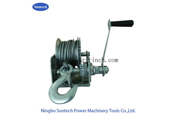 Steel A3 600lbs Manual Hand Crank Winch