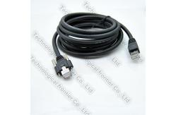 China GigE Vision High Flex CAT6 RJ45 Ethernet Cable ThumbScrew Lock CCD basler Camera supplier