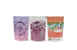 China 110 Microns Flat Bottom Pouch PE Embossing Resealable Zipper Bags supplier