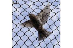 China Heavy Duty No Knot Bird Netting Flame Resistant Knot Less Netting Black supplier