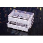 7.48x4.52x3.54 Tabletop Jewelry Organizer , Clear Acrylic Jewelry Organizer Drawers for sale