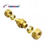 Brass Pex Compression Fittings Chrome Plated Multilayer Pex Water Pipe Fittings for sale