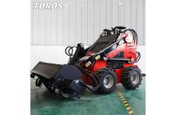 China OEM Energy Efficient Small Stand On Skid Steer Equipment 2-4Mph Travel Speed supplier
