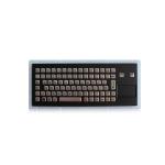 Stainless Steel Industrial Black Keyboard With Touchpad IP65 Waterproof Panel Mount for sale