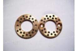 China Copper Cast Bronze BearingsThrust Washer With Solid Lubricant Plugs supplier
