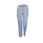 180G 65% Polyester 35% Cotton Medical Scrubs Pants Light Blue for sale