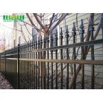Square Post Height 3030mm Spear Top Tubular Steel Fence for sale