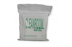 China 100% Polyester 110gsm Lint Free Disposable Cloths 9x9 Class 100 Anti Static Wipes supplier