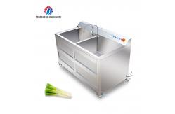 China 1.1KW Commercial eddy current bubble washing machine ozone multifunctional vegetable washing machine supplier
