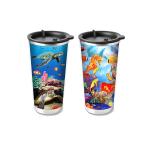 Food Grade 3D Lenticular Printing Service Plastic Kids Drinking Cup