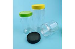 China 150ml Peanut Butter Packaging Bottle Jar Clear Round Containers With Screw Lids supplier